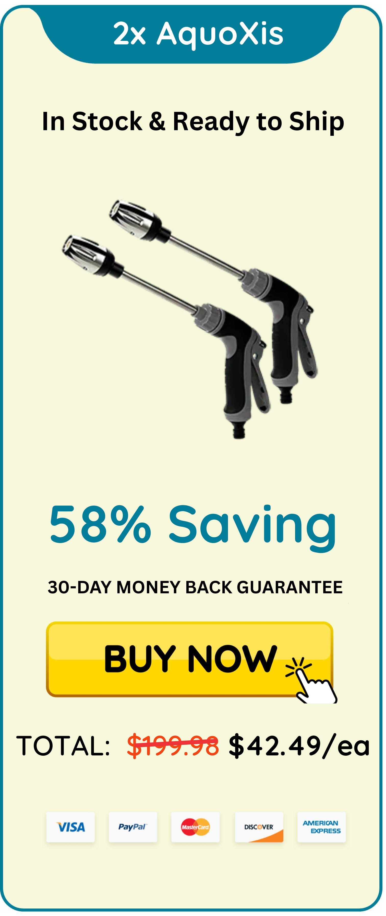 Double Qinux AquoXis Pressure Washer at 58% Discount