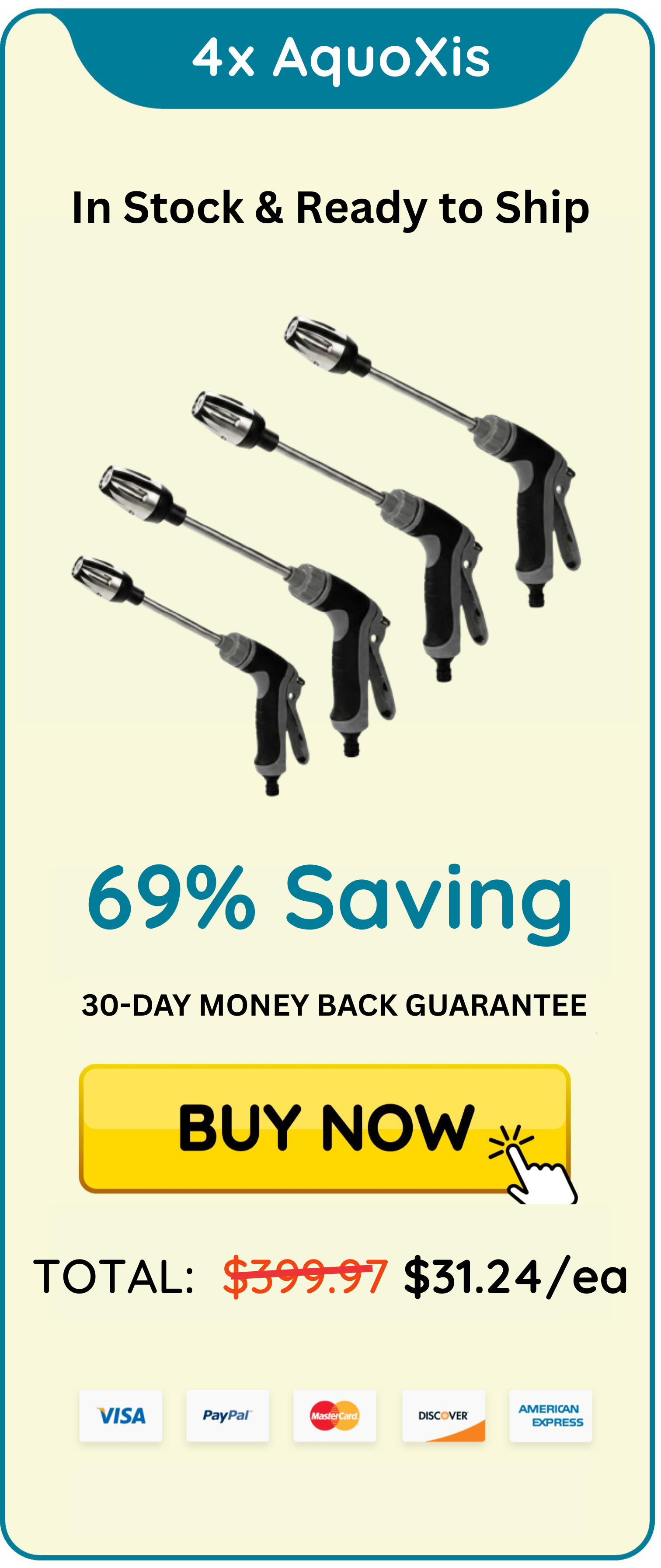 Four Qinux AquoXis Pressure Washer at Massive 69% Discount
